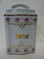 9 très vieux pots à violettes avec couvercles : café, farine, Antiquités & Art, Enlèvement ou Envoi