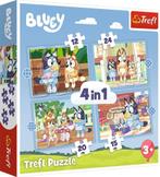 Bluey 4 in 1 Puzzel - 12/15/20/24 stukjes - Trefl, Enfants & Bébés, Jouets | Puzzles pour enfants, 10 à 50 pièces, Enlèvement ou Envoi