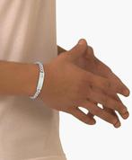 Heren schakelarmband LACOSTE GRATIS LEVERING, Handtassen en Accessoires, Verzenden, Nieuw, Zilver, Staal