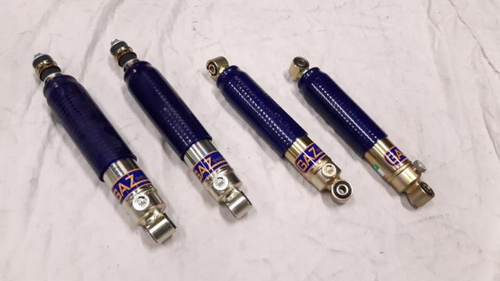 schokdemperset GAZ , regelbaar, Klassieke Mini, Auto-onderdelen, Ophanging en Onderstel, Mini, Oldtimer onderdelen, Rover, Universele onderdelen