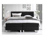Boxspring 160-200 zwart (stof), Ophalen, Zwart, Tweepersoons, Zo goed als nieuw