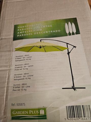 Parasols diameter 3 m verschillende kleuren Nieuwe voor 50 e beschikbaar voor biedingen