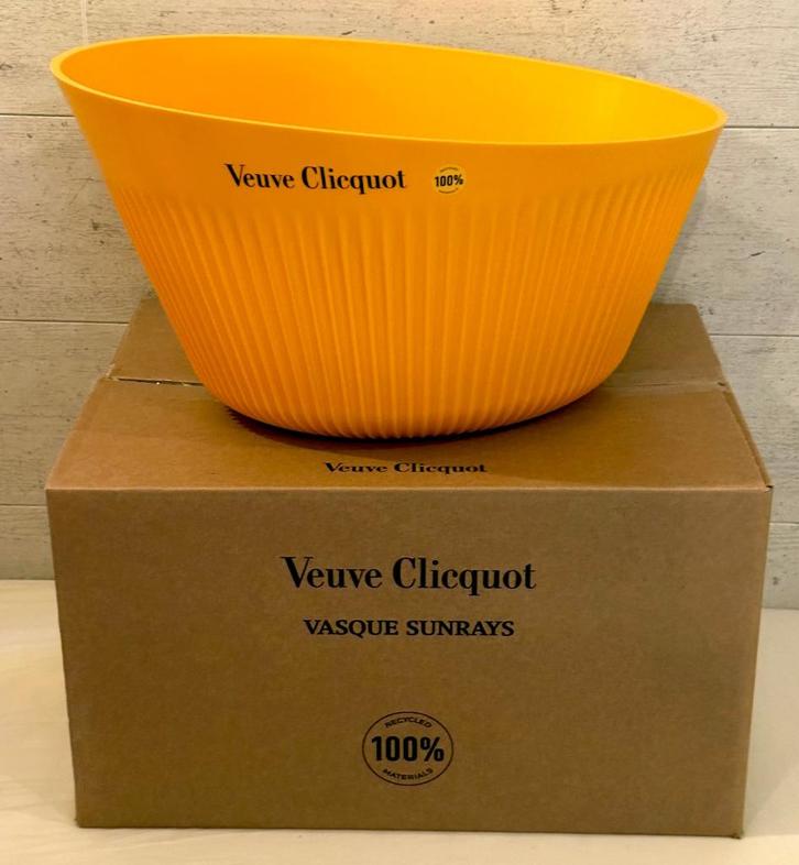 Champagne Veuve Clicquot, Ice Bucket XL Sunray Serie; NIEUW, Verzamelen, Merken en Reclamevoorwerpen, Nieuw, Gebruiksvoorwerp