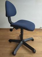 draaibare bureaustoel met wielen, verstelbare kussens, Huis en Inrichting, Bureaustoelen, Ophalen, Blauw, Zo goed als nieuw, Bureaustoel