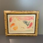 Alain Bonnefoit 1937 - 4 Aquarelles -  Nue Peinture Tableau, Enlèvement ou Envoi