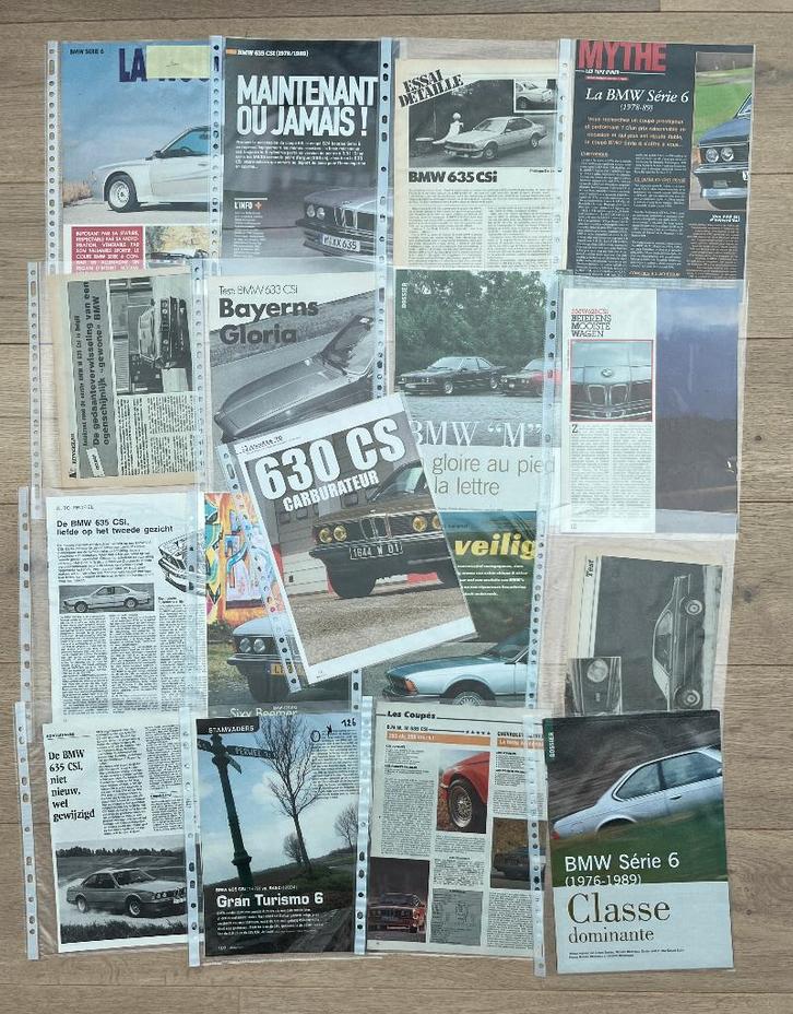 BMW 6 SERIES - ARTIKELS, Boeken, Auto's | Folders en Tijdschriften, BMW, Ophalen of Verzenden