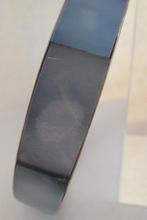 AP011: PARELMOER-Licht BLAUW-Binnenmaat:6,8cm.-Excellent, Handtassen en Accessoires, Tassen | Damestassen, Verzenden, Nieuw, Blauw
