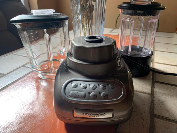 Kitchenaid Blender Artisan metaalgrijs, Elektronische apparatuur, Blenders, Zo goed als nieuw, Ophalen