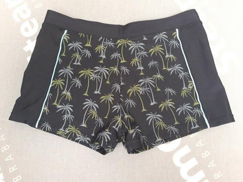 Zwembroek jongen 146-152/11-12j Zeeman - zwart met palmbomen, Kinderen en Baby's, Kinderkleding | Kinder-zwemkleding, Zo goed als nieuw
