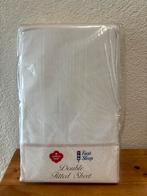 Draps Housse 2 personne Double 160cm sur 200cm 100% coton, Comme neuf