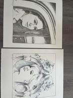 2 litho’s Paul De Cocker, Antiek en Kunst, Ophalen