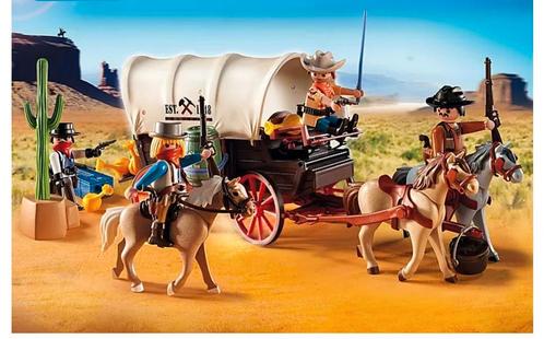Playmobil goudtransport met overvallers, Kinderen en Baby's, Speelgoed | Playmobil, Gebruikt, Ophalen