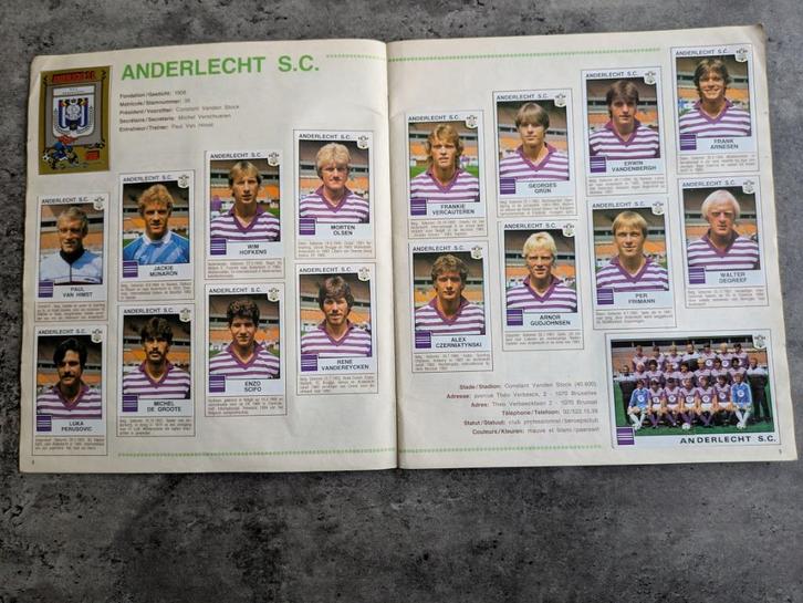 ALBUM D'AUTOCOLLANTS DE FOOT PANINI FOOTBALL 85 ANNÉE 1985, Hobby & Loisirs créatifs, Autocollants & Images, Comme neuf, Autocollant