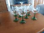 8  retro glazen, Verzamelen, Glas en Drinkglazen, Ophalen, Zo goed als nieuw
