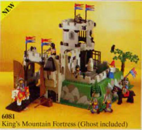 LEGO Knights 6081 La forteresse de King's Mountain (1990), Enfants & Bébés, Jouets | Duplo & Lego, Comme neuf, Lego, Ensemble complet