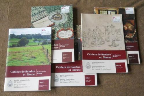 Lot de 5 numéros des Cahiers de Sambre et Meuse - Namur, Boeken, Geschiedenis | Nationaal, Ophalen of Verzenden
