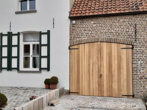schuurpoort garagepoort, Doe-het-zelf en Bouw, Deuren en Vliegenramen, Nieuw, Hout, Ophalen of Verzenden
