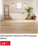 Clickvinyl/PVC | 18x122 cm | VYGO Lakewood Natural, Ophalen, Nieuw, 50 tot 75 m², Vinyl