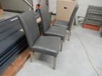 stoelen in echt bovenleder, Maison & Meubles, Chaises, Comme neuf, Trois, Enlèvement ou Envoi, Cuir