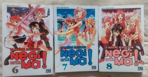 Lot 3 Manga Negi Ma De Meestertovenaar Magister 6 7 8, Boeken, Strips | Comics, Zo goed als nieuw, Meerdere comics, Japan (Manga)