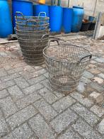 Ijzeren manden, Tuin en Terras, Ophalen, Gebruikt, Rond, Metaal