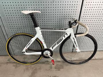 FSM Pista pistefiets, maat 53, carbon, Fietsen en Brommers, Ophalen, Zo goed als nieuw, Carbon