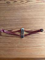 Bracelet cuir Delvaux - Bordeaux, Envoi, Comme neuf, Argent, Cuir