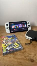 Nintendo Switch OLED, Met games, Met 2 controllers, Zo goed als nieuw, Switch OLED