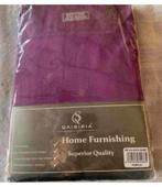 Cantonnière double QAISIRIA violette 135x190 de 2 personnes, Neuf, Enlèvement ou Envoi, Autres types, Deux personnes