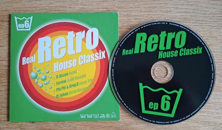 Real Retro House Classix EP 6, CD & DVD, CD Singles, Utilisé, Dance, 1 single, Maxi-single, Enlèvement ou Envoi