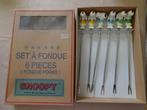 6-delige fondueset - SNOOPY, Ophalen of Verzenden, Snoopy, Zo goed als nieuw, Beeldje of Figuurtje
