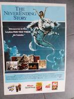 The NeverEnding Story - poster dépliant publicitaire - 1984, Rechthoekig Staand, Ophalen of Verzenden, Zo goed als nieuw, A1 t/m A3