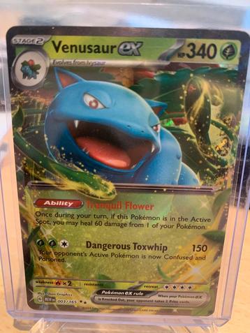 Pokemon venusaur ex 151 beschikbaar voor biedingen