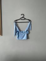 BLAUWE CROPPED TOP XS, Blauw, Zo goed als nieuw, Zonder mouw, Maat 34 (XS) of kleiner