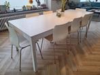 Lot witte stoelen ikea ERLAND, Huis en Inrichting, Ophalen, Gebruikt, Wit, Minimalistisch