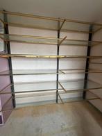 Glazen/metalen rek, Huis en Inrichting, Kasten | Stellingkasten, Ophalen, Gebruikt