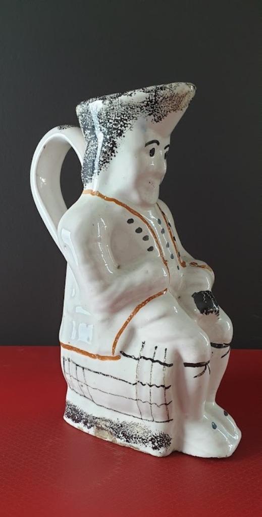 ZELDZAME aardewerken kruik "Jacquot” - rond 1850, Antiek en Kunst, Curiosa en Brocante, Ophalen of Verzenden