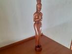 Houten Indisch beeld 50cm hoog, Antiek en Kunst, Ophalen