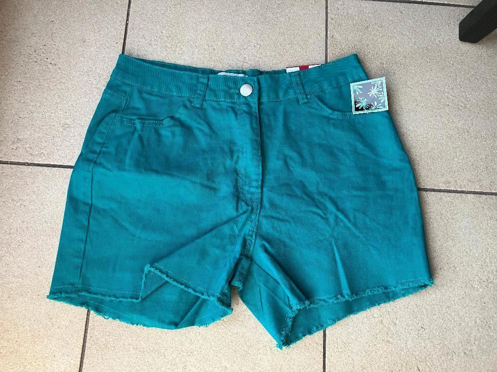 Nieuw groenachtige kleur short - maat 40, Kleding | Dames, Broeken en Pantalons, Ophalen of Verzenden, Nieuw, Maat 38/40 (M)