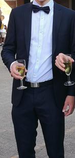 Prachtig pak, marineblauw, jong model, Kleding | Heren, Kostuums en vesten, Farezzi, Blauw, Ophalen of Verzenden, Zo goed als nieuw