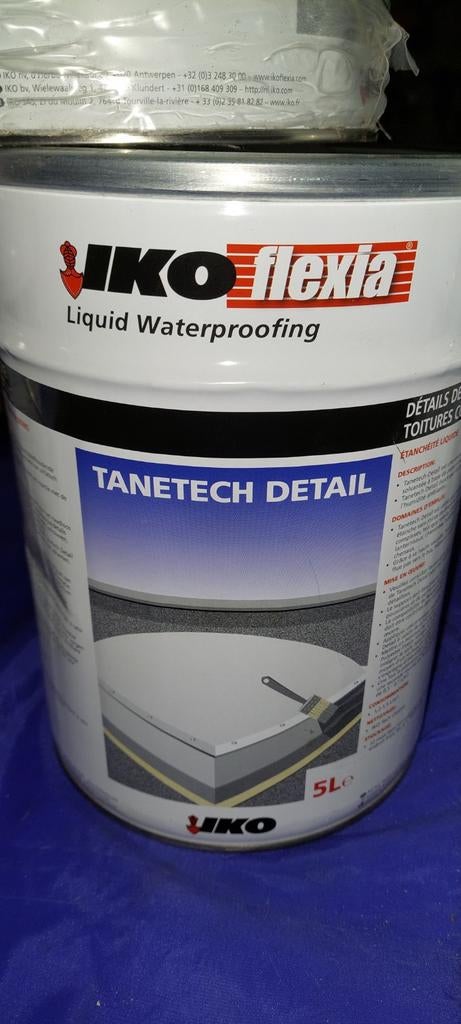 IKO Flexia Tanetech Detail 5L - NOUVEAU - Joint de toit - 6, Enlèvement