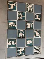 Betegelde bijzettafel met sterrenbeeld, Huis en Inrichting, Tafels | Sidetables, Ophalen, Gebruikt