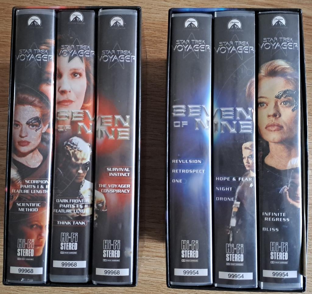 STAR TREK: Seven of nine Collection Vol 1 + 2 VHS, Cd's en Dvd's, VHS | Film, Zo goed als nieuw, Science Fiction en Fantasy, Alle leeftijden