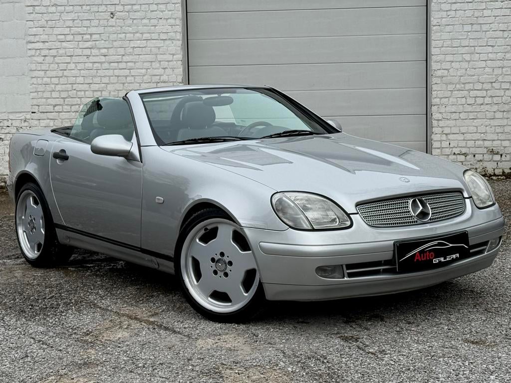 Mercedes SLK 200 Cabrio *1ère main*1997*145.000km*, Autos, Argent ou Gris, 2 places, Boîte manuelle, Entretenue par le concessionnaire