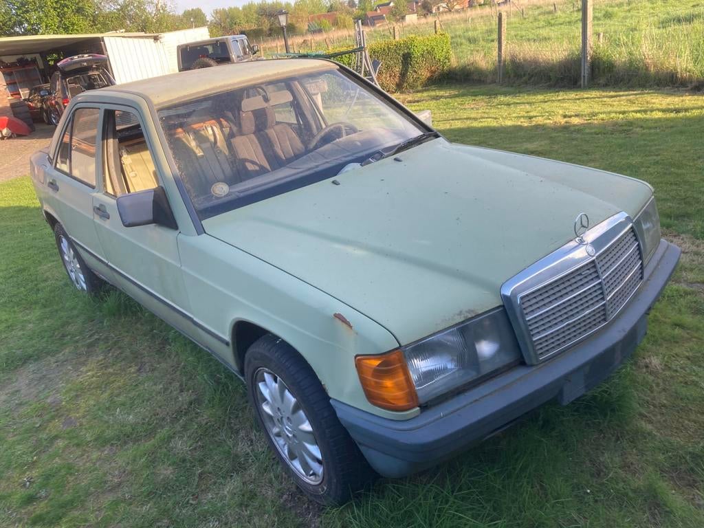 Mercedes 190D., Auto's, 4 deurs, Achterwielaandrijving, Zwart, Bedrijf