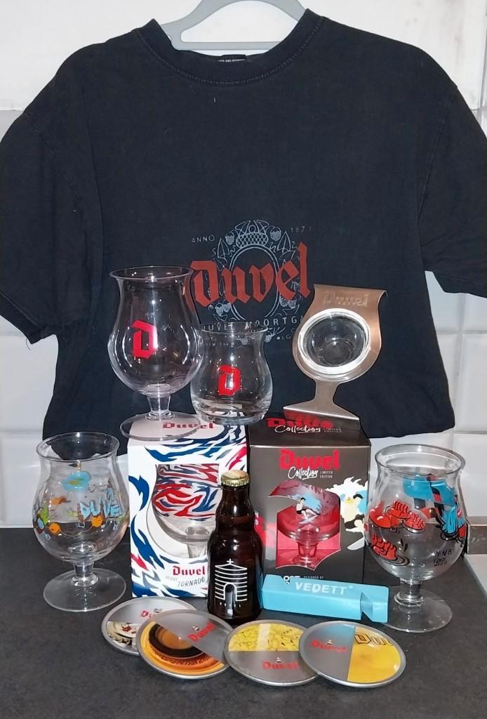 Duvel pakket, Collections, Marques de bière, Neuf, Verre ou Verres, Duvel, Enlèvement