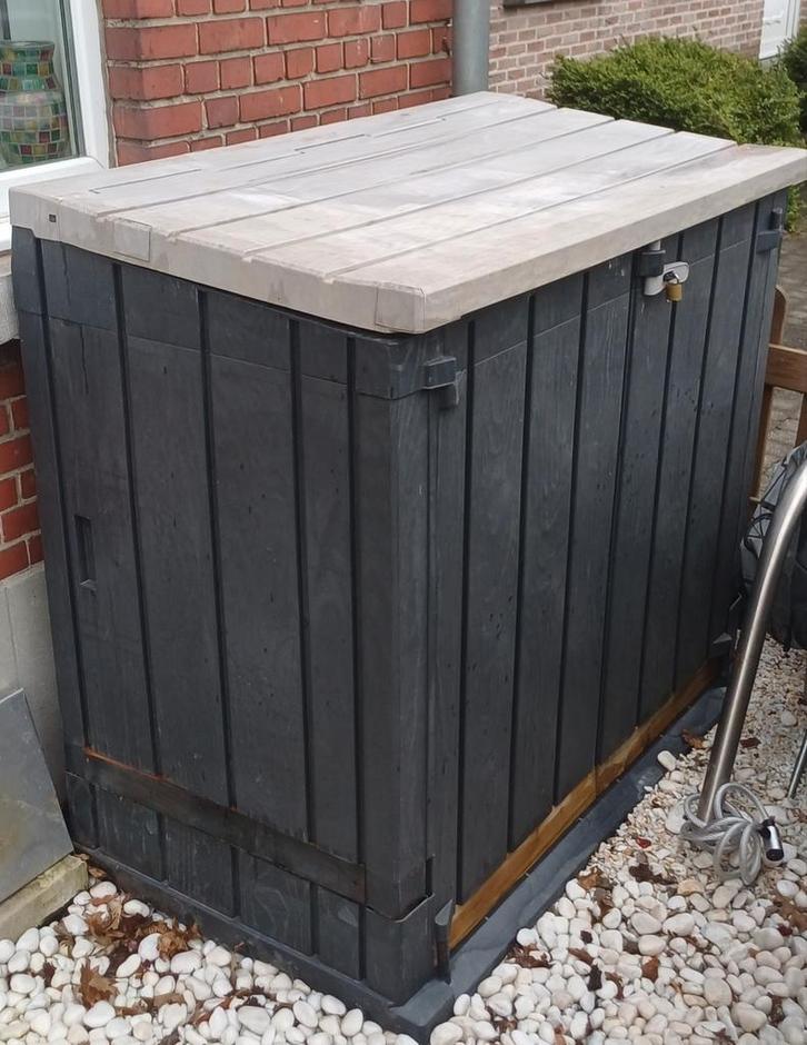 Kunststof tuinkast / Keter opbergbox, Tuin en Terras, Bergingen en Tuinkasten, Zo goed als nieuw, Containerberging, Kunststof