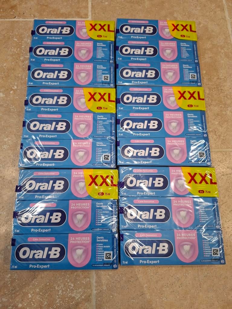 Oral-B Pro-Expert tandpasta voor gevoelige tanden, 18 stuks, Handtassen en Accessoires, Uiterlijk | Mondverzorging, Ophalen of Verzenden