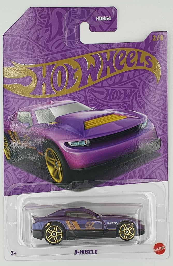Hot Wheels - 57th Anniversary - D-Muscle - JDM21 - 1:64, Neuf, 333 Continental Boulevard, El Segundo, CA 90245, United States