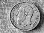 BELGIQUE 5 FRANCS 1869 LÉOPOLD II EN ARGENT, Enlèvement ou Envoi, Monnaie en vrac, Argent, Argent